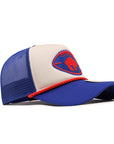 Buffalo Bills Stone Team Color 9Forty A-Frame Foam Trucker Snapback