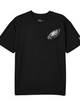 New Era Philadelphia Eagles Back Shot Black Tee