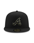 Atlanta Braves Black Metallic Gold 40th Anniversary SP 59Fifty Fitted