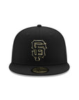 San Francisco Giants Black Metallic Gold 60th Anniversary SP 59Fifty Fitted