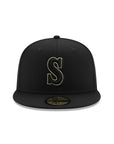 Seattle Mariners Black Metallic Gold 30th Anniversary SP 59Fifty Fitted
