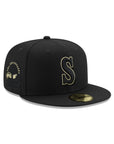 Seattle Mariners Black Metallic Gold 30th Anniversary SP 59Fifty Fitted