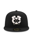 Chicago Blackhawks Black On White Chief Logo SP 59Fifty Fitted