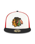 Chicago Blackhawks Tri-Color 75th Anniversary SP 59Fifty Fitted