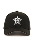 Houston Astros Black On White 9Forty A-Frame Snapback