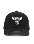 Chicago Bulls Black On White 9Forty A-Frame Snapback