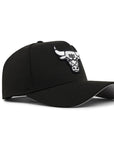 Chicago Bulls Black On White 9Forty A-Frame Snapback