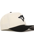 Toronto Blue Jays Chrome On Black 2 Tone 9Forty A-Frame Snapback