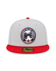 Columbus Blue Jackets Gray Red 2 Tone 2025 Satdium SP NHL 59Fifty Fitted