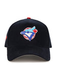 Toronto Blue Jays Navy Corduroy Leaf SP 9Forty A-Frame Snapback