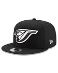 Toronto Blue Jays Black on White 9Fifty Snapback