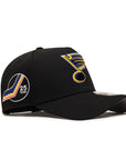 St. Louis Blues 25th Anniversary SP NHL Black 9Forty A-Frame Snapback