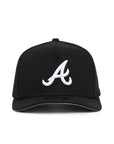 Atlanta Braves Black On White 9Fifty A-Frame Snapback
