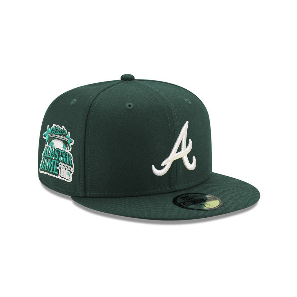 [New Era]★25SS★ATLANTA BRAVES ALL STAR GAME SIDE PATCH Navy Blue Red Visor Atlanta Braves City Icons Pink Bottom