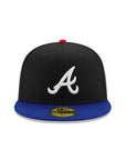 Atlanta Braves Black Royal 2 Tone 30th Anniversary SP 59Fifty Fitted