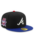 Atlanta Braves Black Royal 2 Tone 30th Anniversary SP 59Fifty Fitted