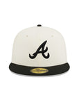 Atlanta Braves Chrome Black 2 Tone Established 1876 SP 59Fifty Fitted