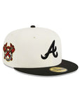 Atlanta Braves Chrome Black 2 Tone Established 1876 SP 59Fifty Fitted