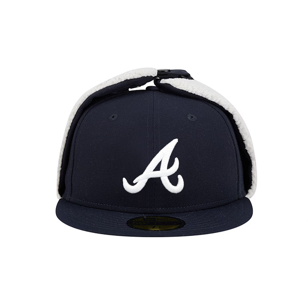 Atlanta Braves Dog Ear Team Color 59Fifty Fitted