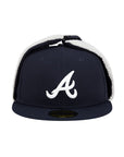 Atlanta Braves Dog Ear Team Color 59Fifty Fitted