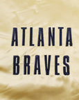 Mitchell & Ness Atlanta Braves Lightweight Gold Satin Jacket