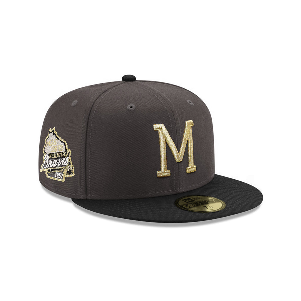 Milwaukee Braves Graphite Black 2 Tone 1957 World Series SP