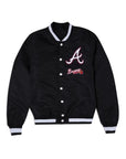 New Era Atlanta Braves Logo Select Black White Jacket