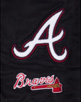 New Era Atlanta Braves Logo Select Black White Jacket
