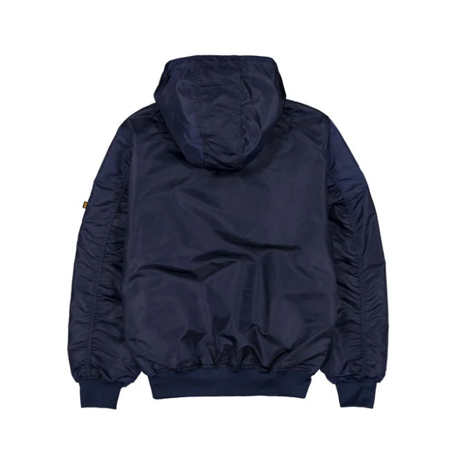 【25日限定価格】Alteration Baffs Jacket NAVY S New Era X Alpha Industries Atlanta Braves L-2B Hooded Bomber