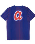 New Era Atlanta Braves Cooperstown Royal Pinstripe Tee
