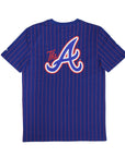 New Era Atlanta Braves Royal Pinstripe Tee