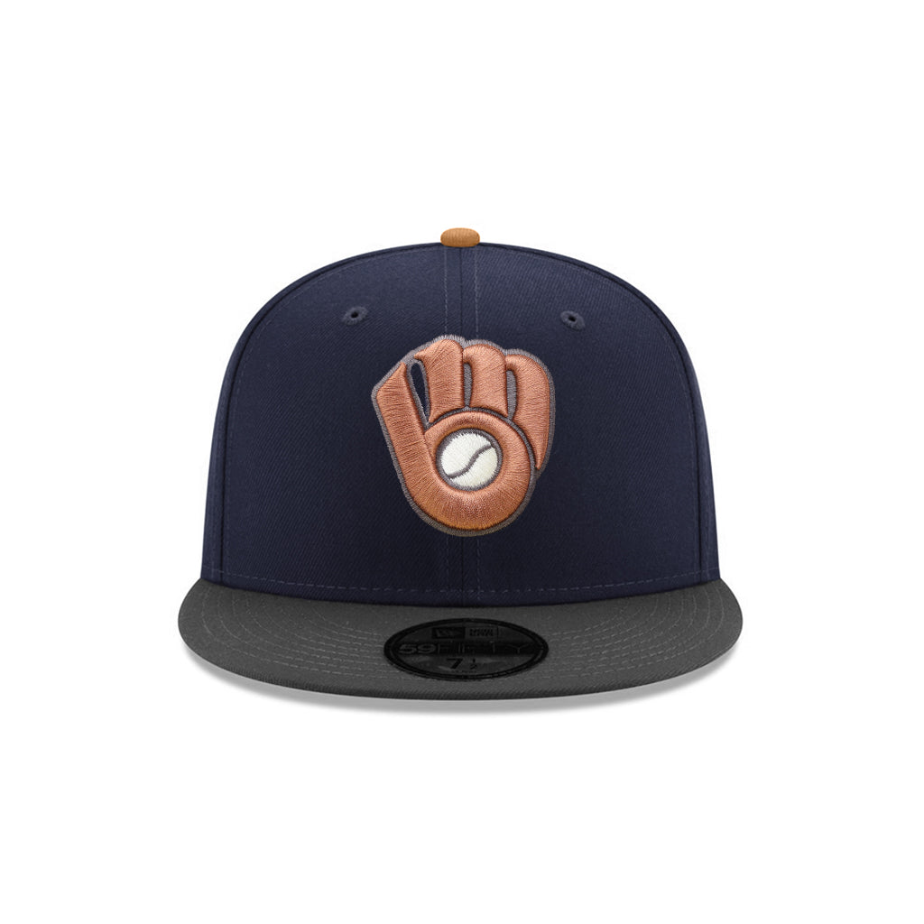Milwaukee Brewers Navy Graphite 2 Tone 1982 American League Champions SP 59Fifty Fitted