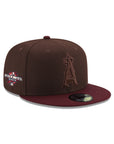 Anaheim Angels Brown Maroon 2 Tone 2002 World Series 59Fifty Fitted
