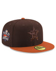 Houston Astros Brown Rust Orange 2 Tone 2022 World Series 59Fifty Fitted