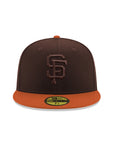San Francisco Giants Brown Rust Orange 2 Tone 2012 World Series 59Fifty Fitted