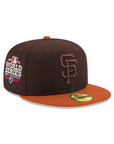 San Francisco Giants Brown Rust Orange 2 Tone 2012 World Series 59Fifty Fitted