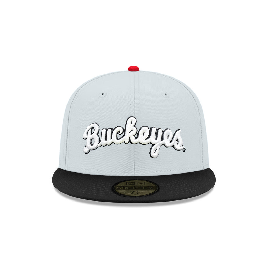 Ohio State Buckeyes Gray Black 2 Tone 2002 Champions SP NCAA 59Fifty Fitted