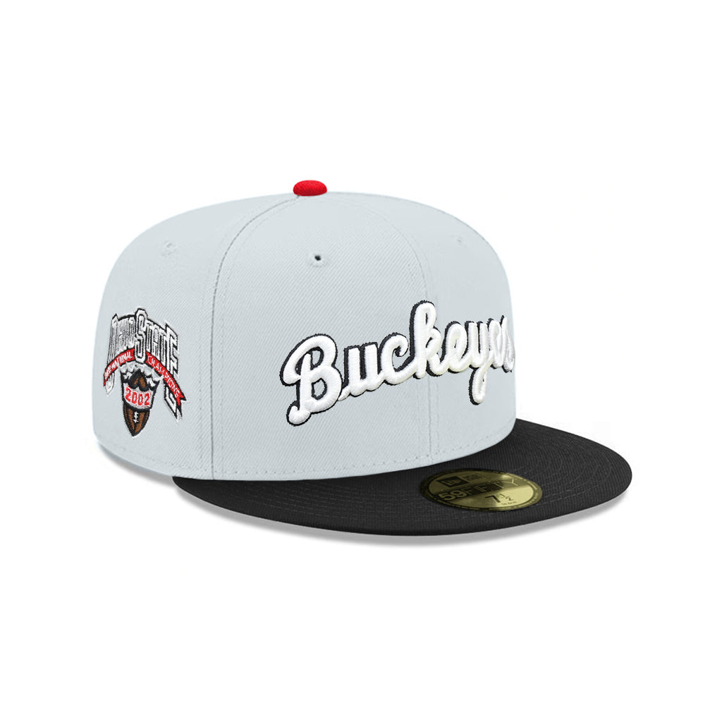 Ohio State Buckeyes Gray Black 2 Tone 2002 Champions SP NCAA 59Fifty Fitted