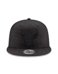 Chicago Bulls Heather Black on Black 9Fifty Snapback