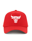 Chicago Bulls Scarlet Red On White 9Forty A-Frame Snapback
