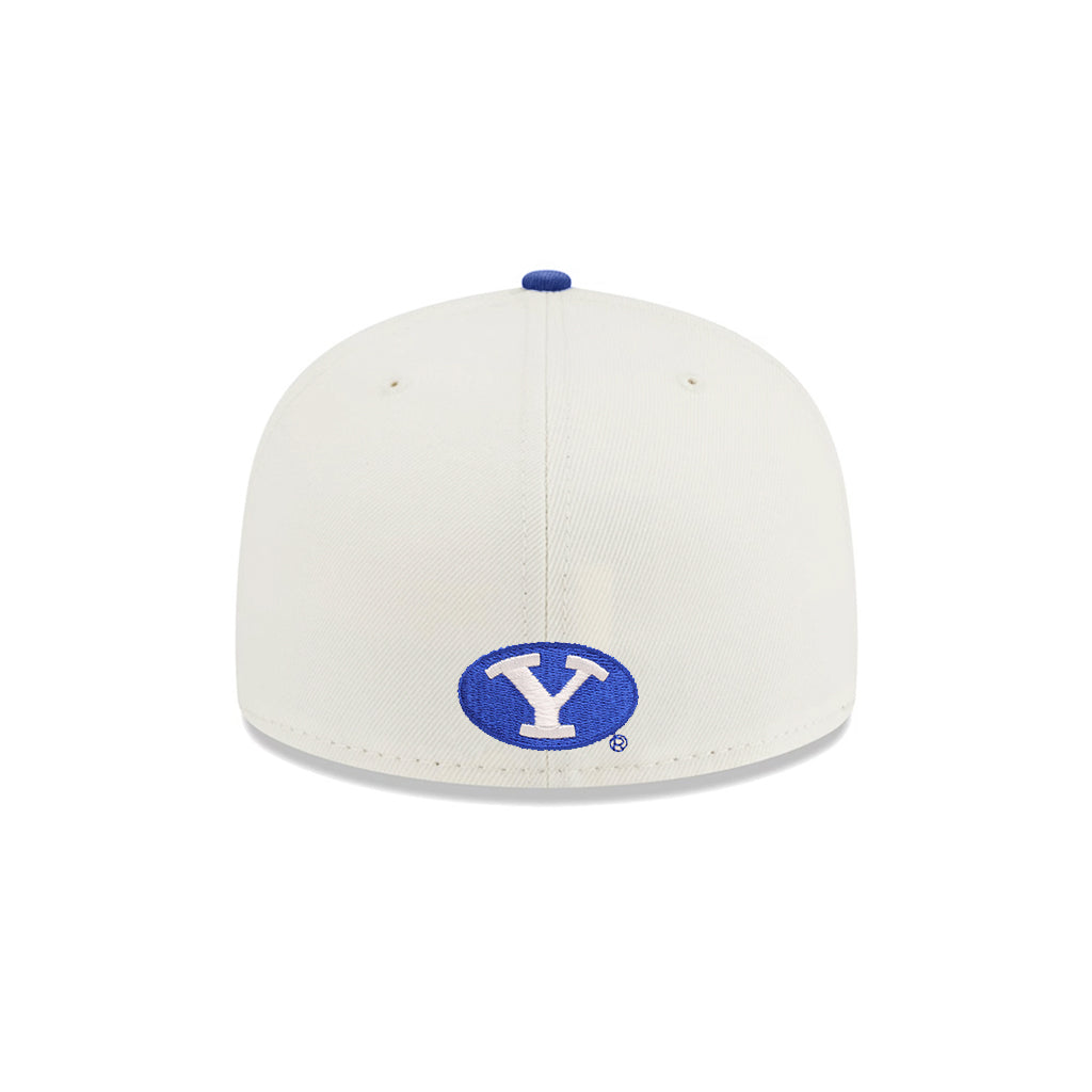 Brigham Young University BYU Cougars Chrome Royal 2 Tone NCAA 59Fifty Fitted