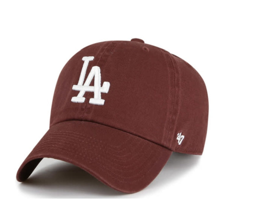 Los Angeles Dodgers Cacao On White '47 Brand Clean Up