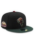 Surprise Saguaros Black Dark Green 2 Tone Arizona Fall League SP MiLB 59Fifty Fitted