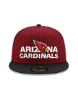 Arizona Cardinals Cardinal Black 2 Tone Arizona Flag SP 59Fifty Fitted