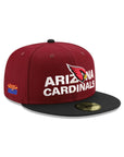 Arizona Cardinals Cardinal Black 2 Tone Arizona Flag SP 59Fifty Fitted