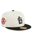 St. Louis Cardinals Chrome Black 2 Tone 100th Anniversary SP 59Fifty Fitted