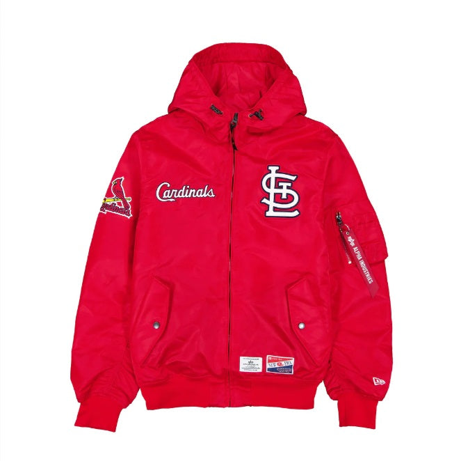 St. Louis Cardinals ボンバージャケット Mサイズ mens-nike-navy-st-louis-