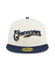Milwaukee Brewers Cerveceros Chrome Blue 2 Tone 25th Anniversary SP 59Fifty Fitted
