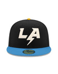 Los Angeles Chargers Black Blue 2 Tone 50th Anniversary SP 59Fifty Fitted