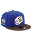 Charros De Jalisco Club De Beisbol Blue Brown 2 Tone 10th Anniversary SP 59Fifty Fitted